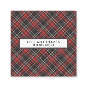 Stylish Tartan Plaid Pattern Square