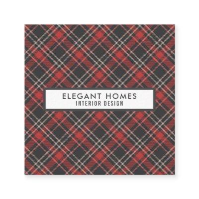 Stylish Tartan Plaid Pattern Square