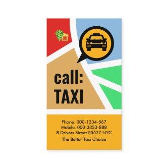 Stylish Taxi Map Routes