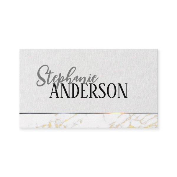 Stylish Texture | Marble | Metal Trim