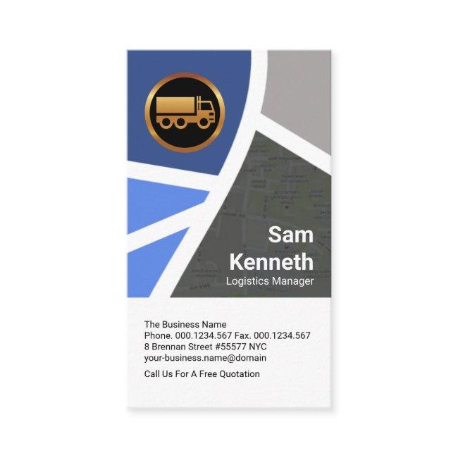 Stylish Topography White Roads Transport Driver