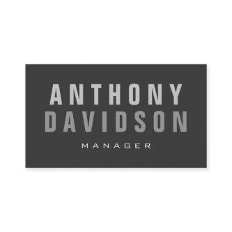 Stylish Trendy Gray Manager