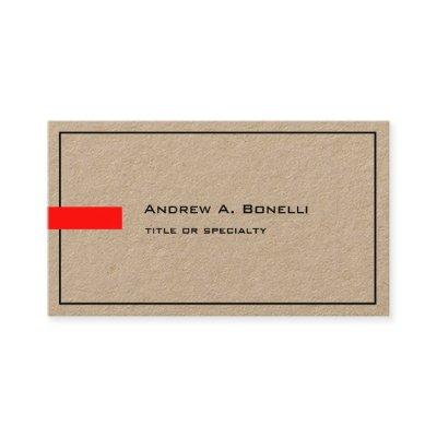 Stylish Trendy Professional Modern Premium Kraft