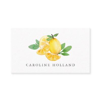 Stylish Watercolor Lemon Fruit Professional