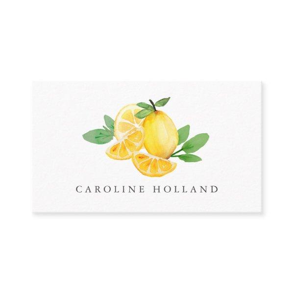 Stylish Watercolor Lemon Fruit Professional