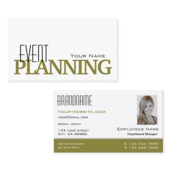 Stylish White and Mustard with Photo Professional