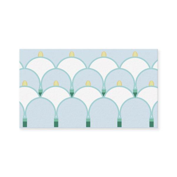 Stylish white geometric lily flower arches