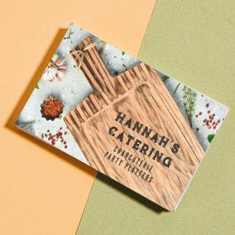 Stylish Wood Cutting Board Cooking Rustic Script