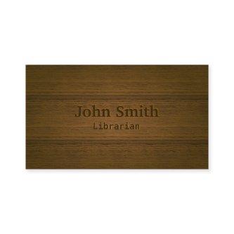 Stylish Wood Embossing Librarian