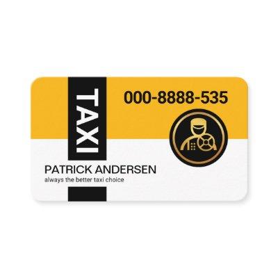 Stylish Yellow Taxi Color Layer Driving
