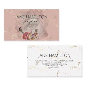 Stylist Beauty Makeup Lashes Profile Card