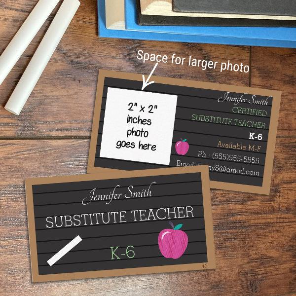 Sub Teacher Letter Board Big Photo