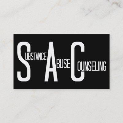 Substance Abuse Counseling Word