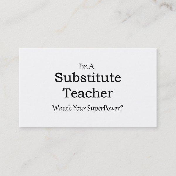 substitute Teacher