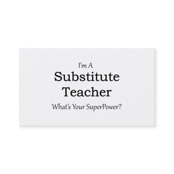 substitute Teacher