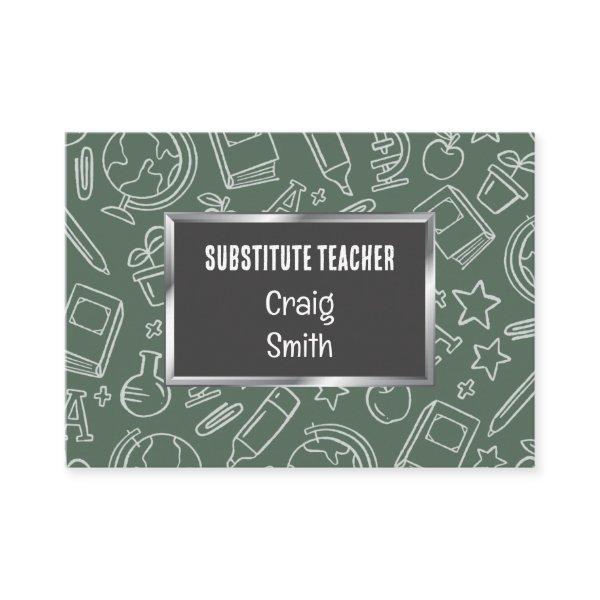 Substitute Teacher Calling Card