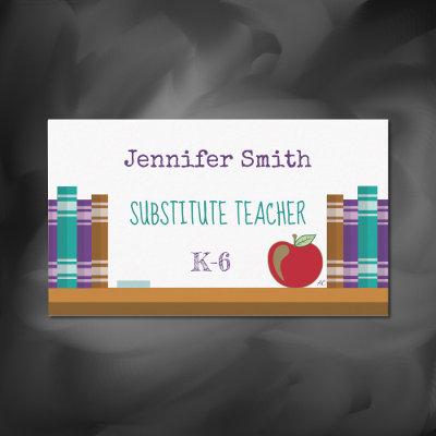 Substitute | Teacher | Tutor White