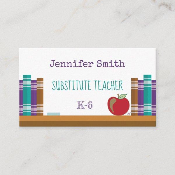 Substitute | Teacher | Tutor White