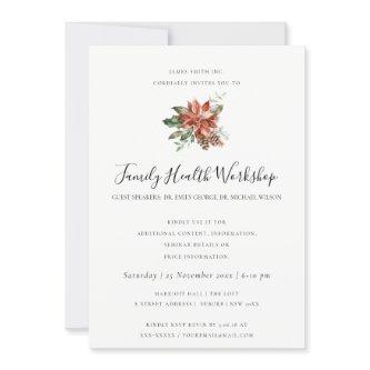 SUBTLE AQUA MODERN ABSTRACT GEOMETRIC ART EVENT INVITATION