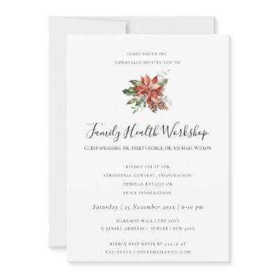 SUBTLE AQUA MODERN ABSTRACT GEOMETRIC ART EVENT INVITATION