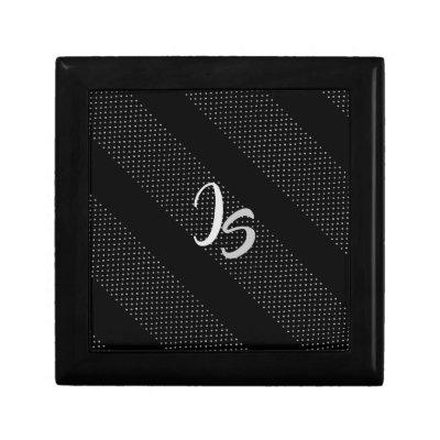Successful Businessman Personal Silver Monogram Gift Box