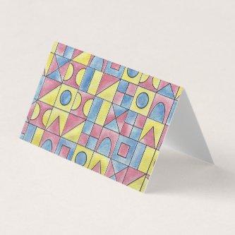 Sudoku One-Modern Bauhaus Geometric Art