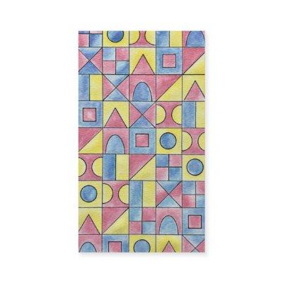Sudoku One-Modern Minimalist Bauhaus Geometric Art