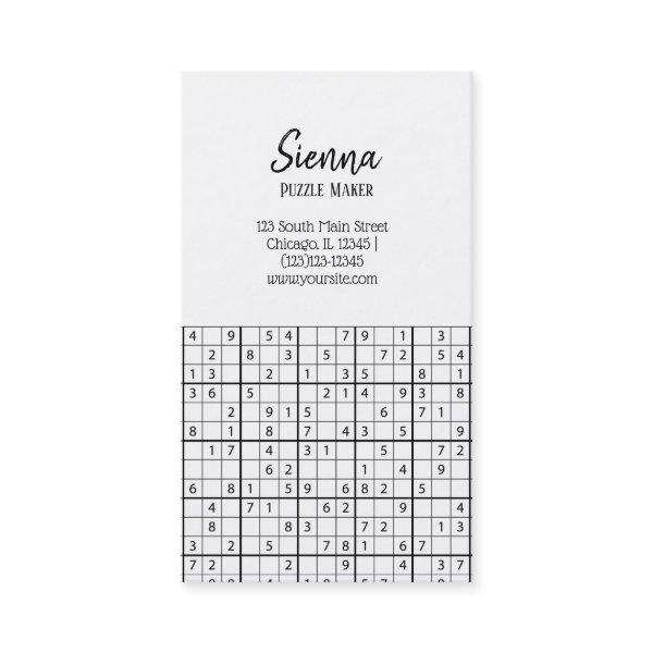 Sudoku pattern