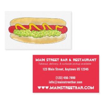 Summer Cookout Picnic Maine Red Snapper Hotdog ME