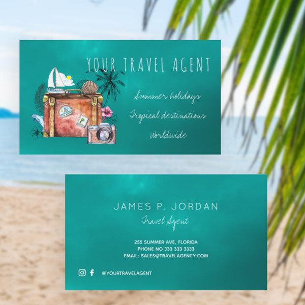 Summer holidays travel agent