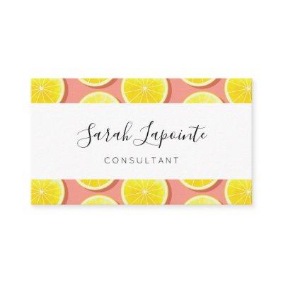 Summer Lemon Slices Pattern