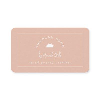 Summer Vibe Blush Pink and White