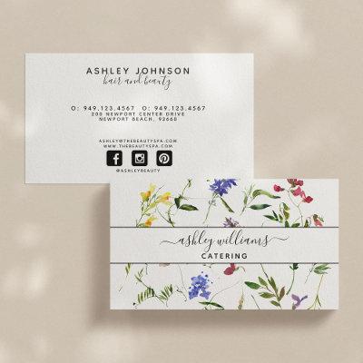 Summer Wildflower Botanicals Script