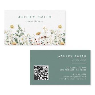 Summer Wildflower Field QR Code