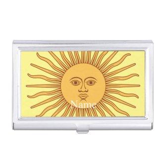 Sun face Art Illustration Thunder_Cove  Case