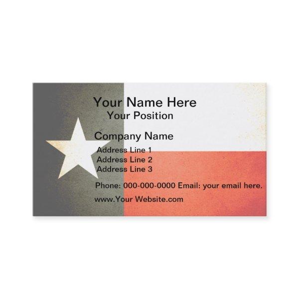 Sun kissed Texas Flag