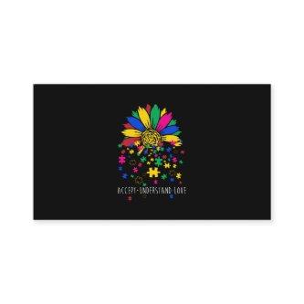 Sunflower Accept Understand Love World Autism Awar