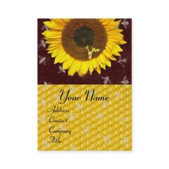 SUNFLOWER AND HONEY BEE ,BEEKEEPING, BEEKEPER