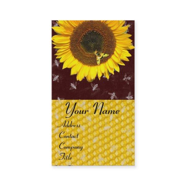 SUNFLOWER AND HONEY BEE ,BEEKEEPING, BEEKEPER