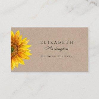 Sunflower. Rustic flower. Floral professional
