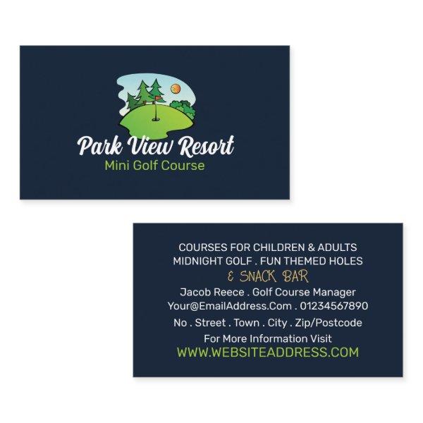 Sunny Golf Course, Mini Golf Course Advertising