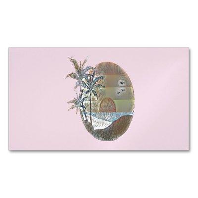 Sunset on a Tropical landscape in watercolor style  Magnet