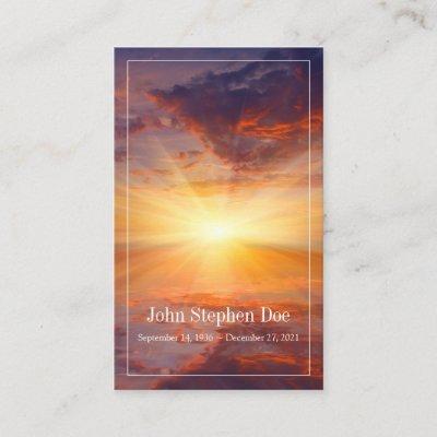 Sunset Prayer Card - I'm Free