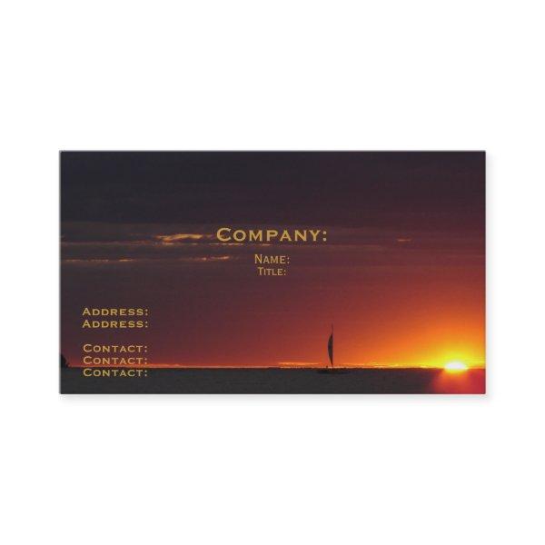 Sunset Sailboat