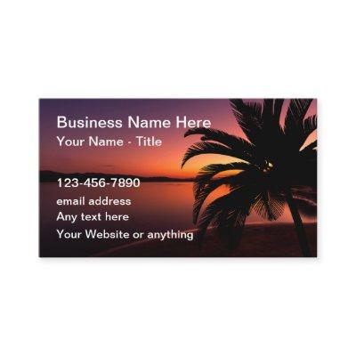 Sunset Scenic Tropical  Template
