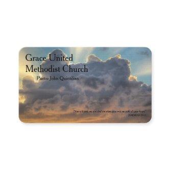 Sunset Storm Clouds Christian Minister Pastor