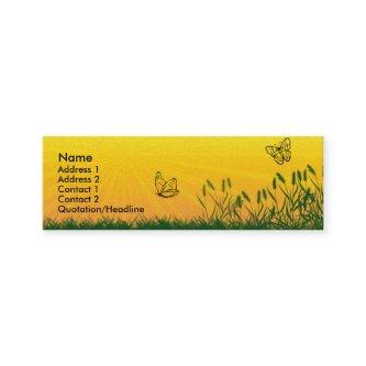 Sunshine Butterfly Profile Card