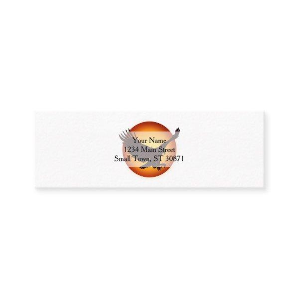Sunshine hawk silhouette - Choose background color Mini