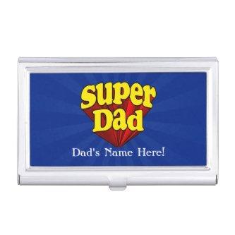 Super Dad, Superhero Red/Yellow/Blue Father's Day  Case