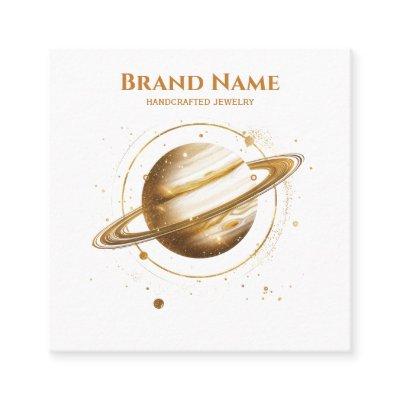 Supreme Gold Saturn Earring Display  Square